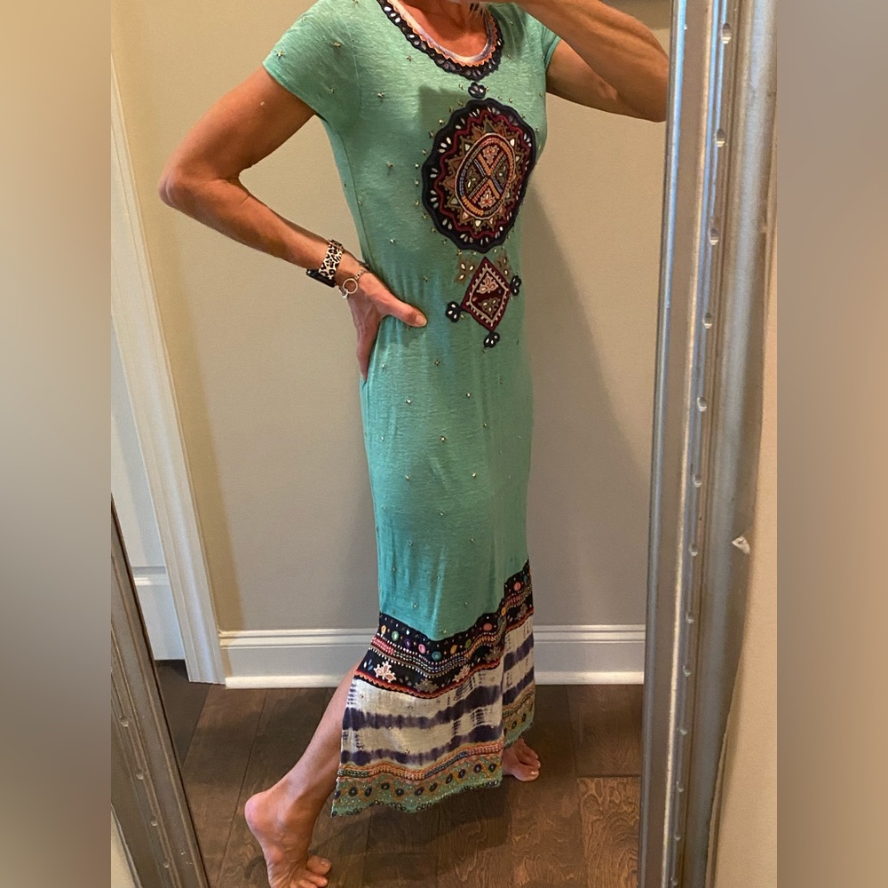 NWT Calypso St Barth Boho Linen Simona Dress - Picture 15 of 16